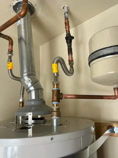 Water heater installation and plumbing repair in Groton