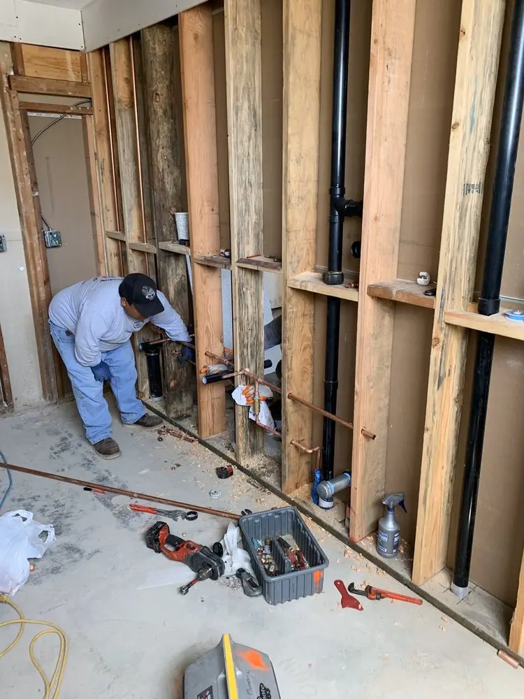 Commercial rough-in plumbing for Commercial Plumbing in Groton